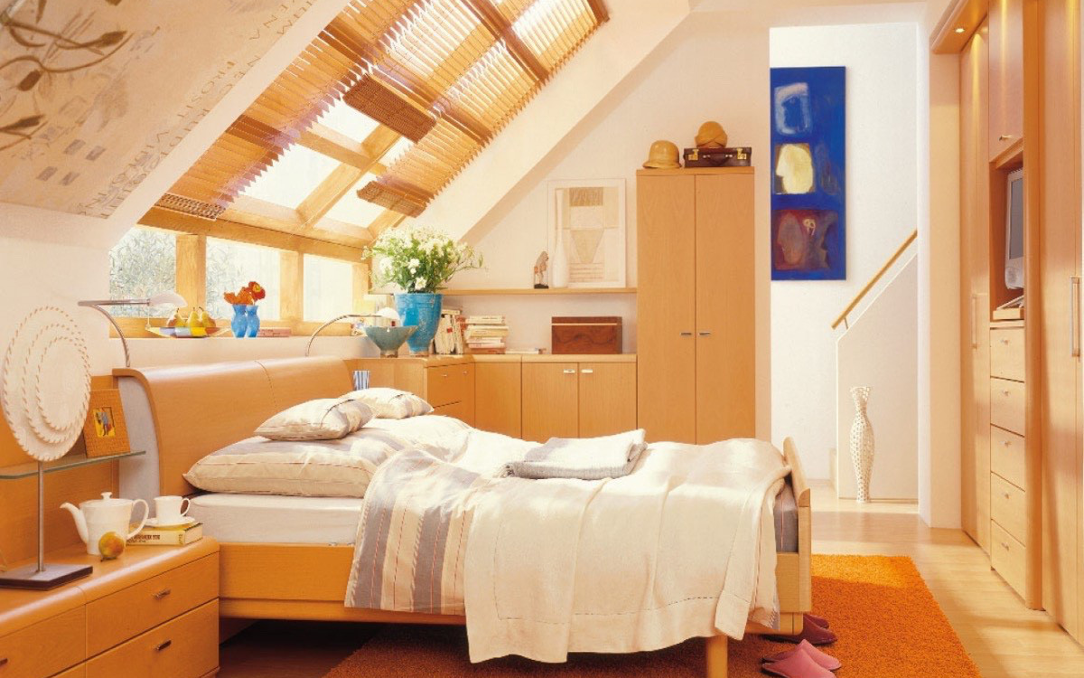 20 phòng ngủ trên tầng áp mái sở hữu thiết kế vô cùng xinh xắn