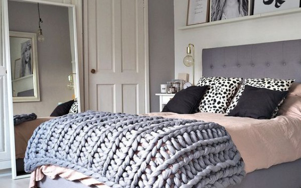 Những phòng ngủ đẹp quyến rũ với gam màu xám khiến bạn không thể không yêu