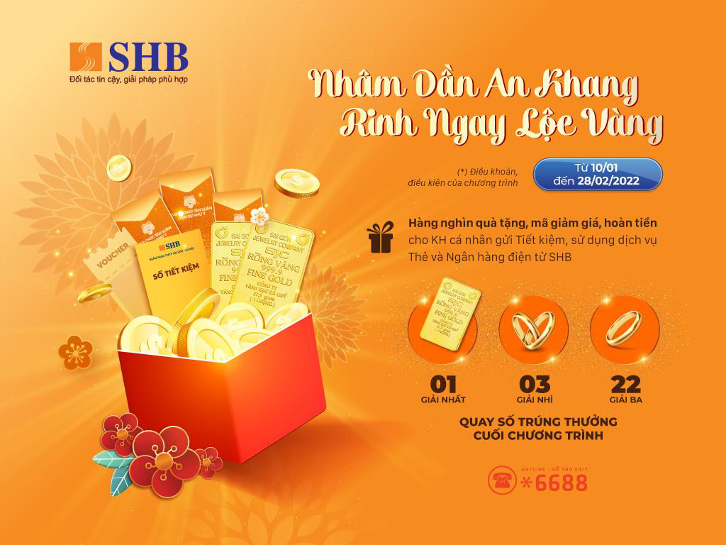 Cùng SHB rinh ngay lộc vàng đón Nhâm Dần an khang - Ảnh 1.