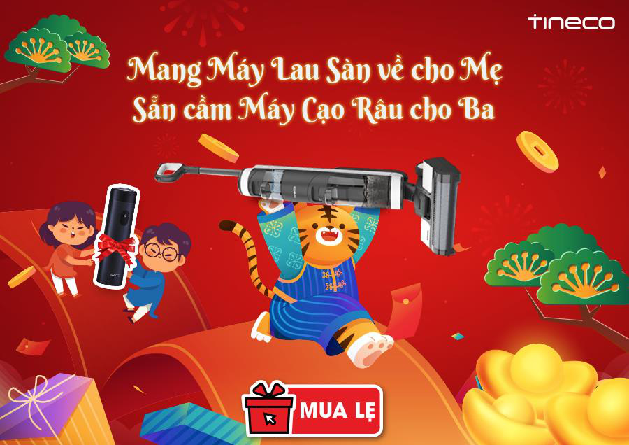 Máy lau sàn Tineco – Món quà Tết ý nghĩa cho gia đình - Ảnh 1.