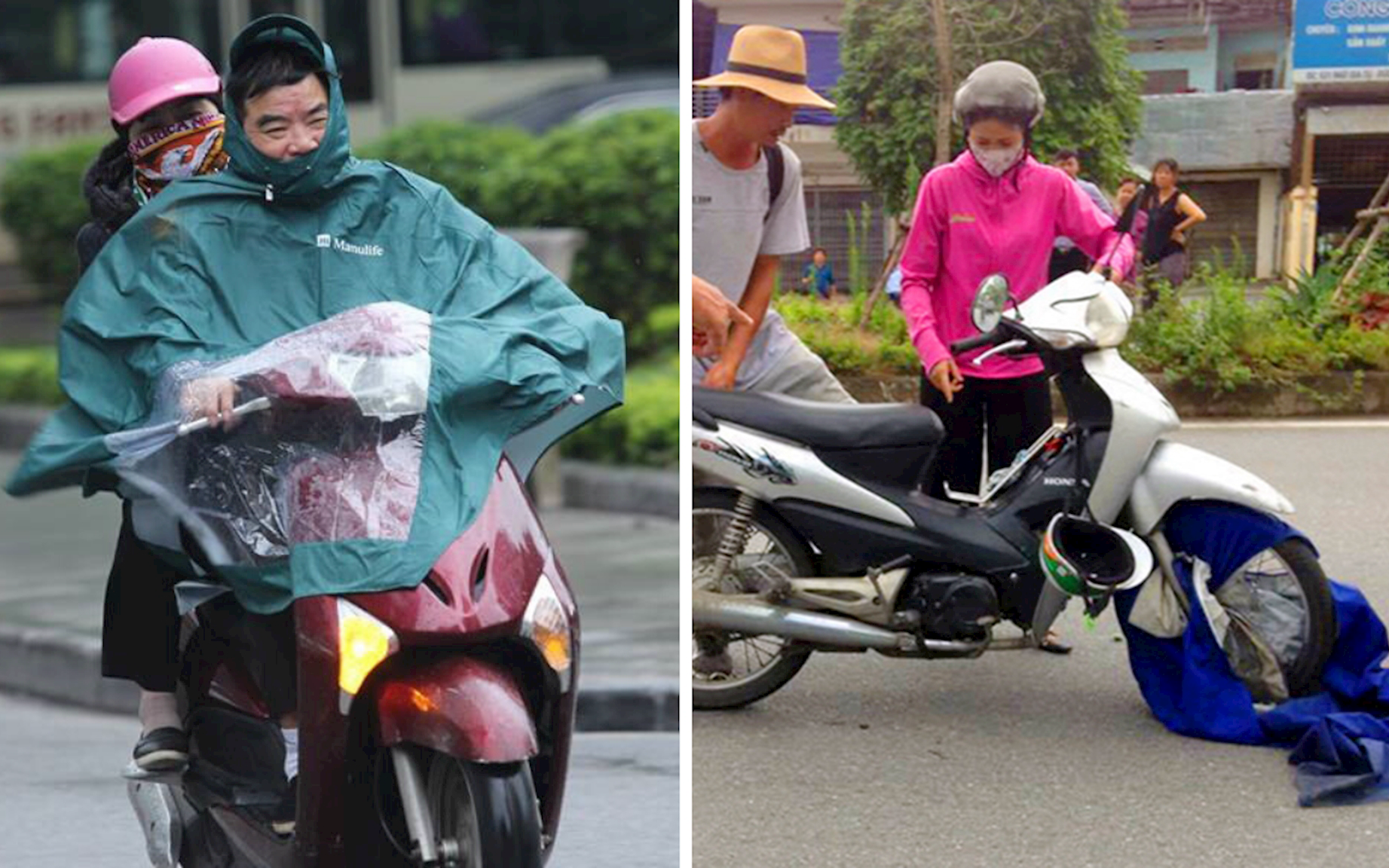 TikToker chia sẻ nỗi khổ khi mặc áo mưa cánh dơi nhận được sự đồng cảm từ dân mạng: Trong cái khó ló cái khôn! 