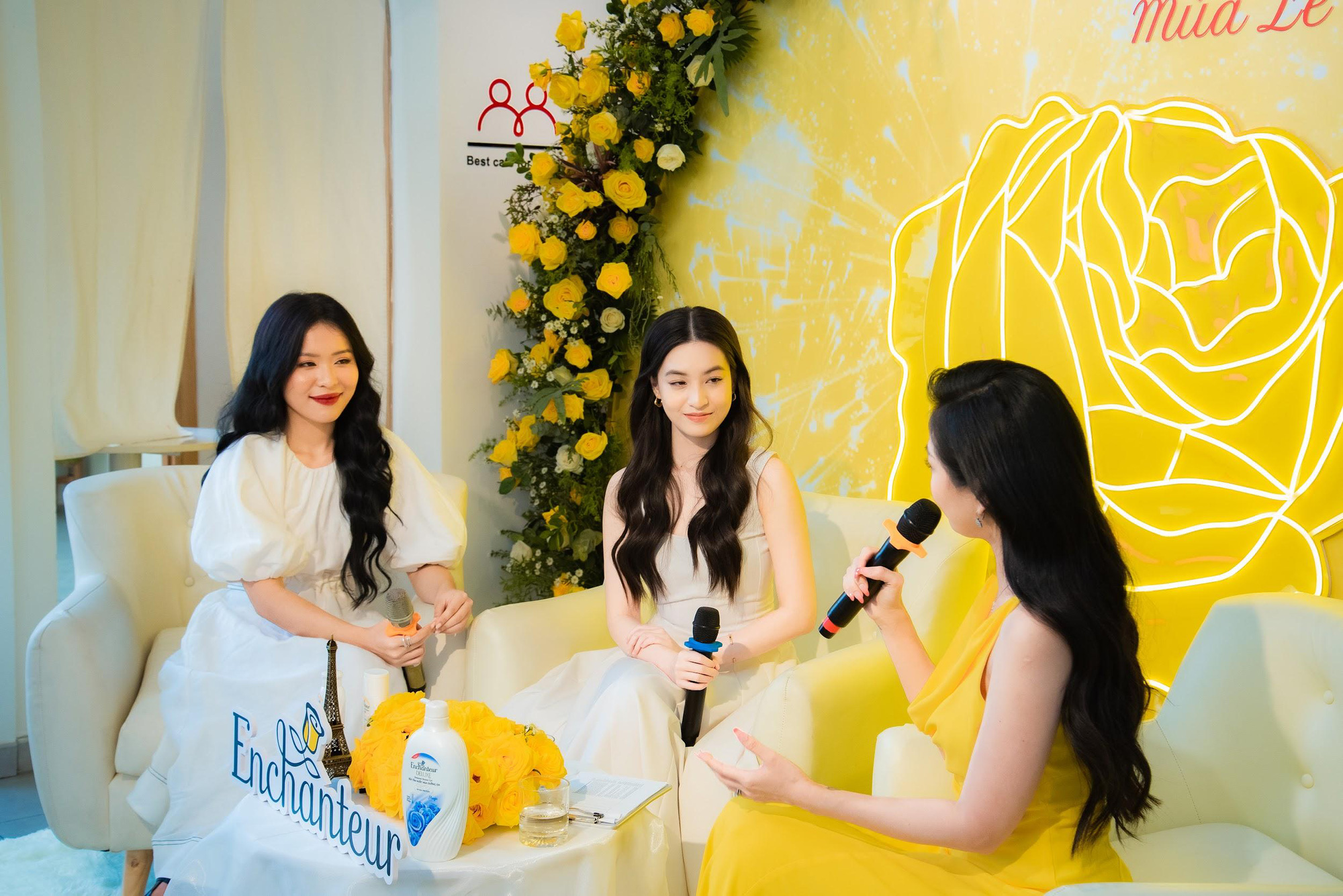 Thảo Tâm, An Phương, Liêu Hà Trinh cùng nhau trò chuyện về bí quyết tỏa sáng mùa lễ hội với Enchanteur - Ảnh 3.