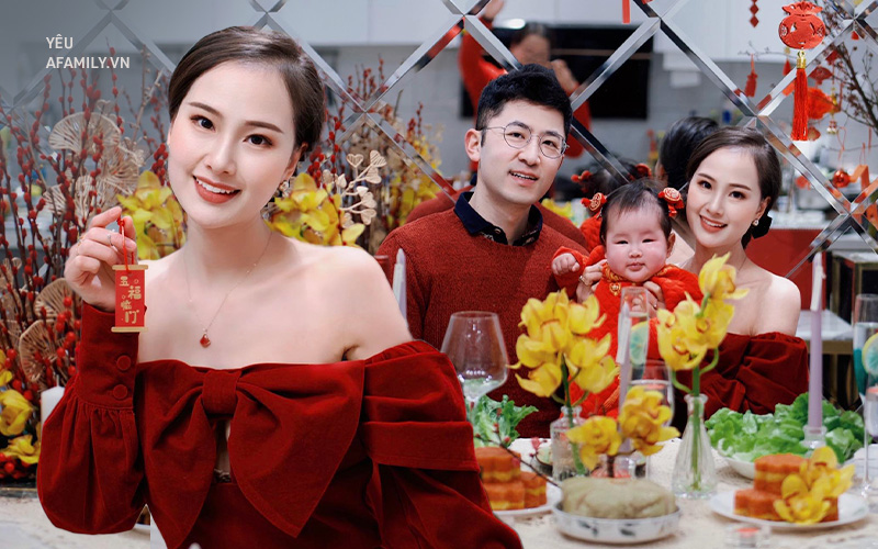 Cưới giảng viên đại học, hot girl Việt ăn Tết tại Thượng Hải: Đón năm mới "như mơ", mẹ chồng lì xì dày cộp khiến con dâu luống cuống!
