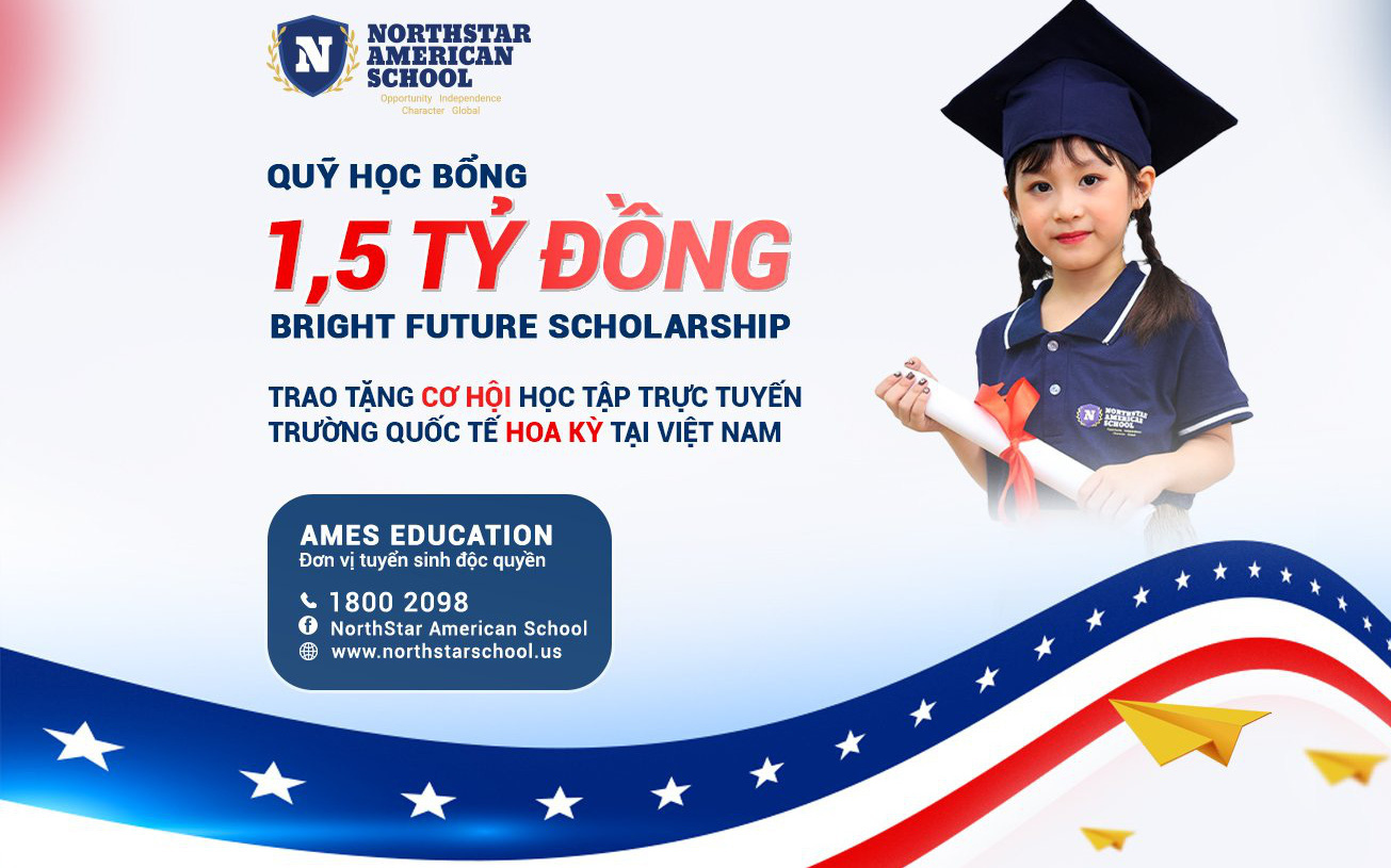 Trường Quốc Tế Mỹ Trực Tuyến - Bright Future tài trợ quỹ học bổng 1,5 tỷ đồng cho học sinh Việt Nam
