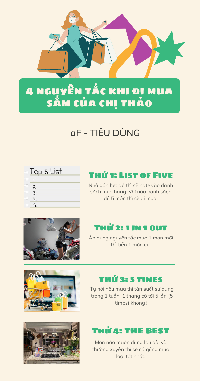 4 nguyên tắc khi mua sắm của bà mẹ 2 con tại Vũng Tàu để đỡ 