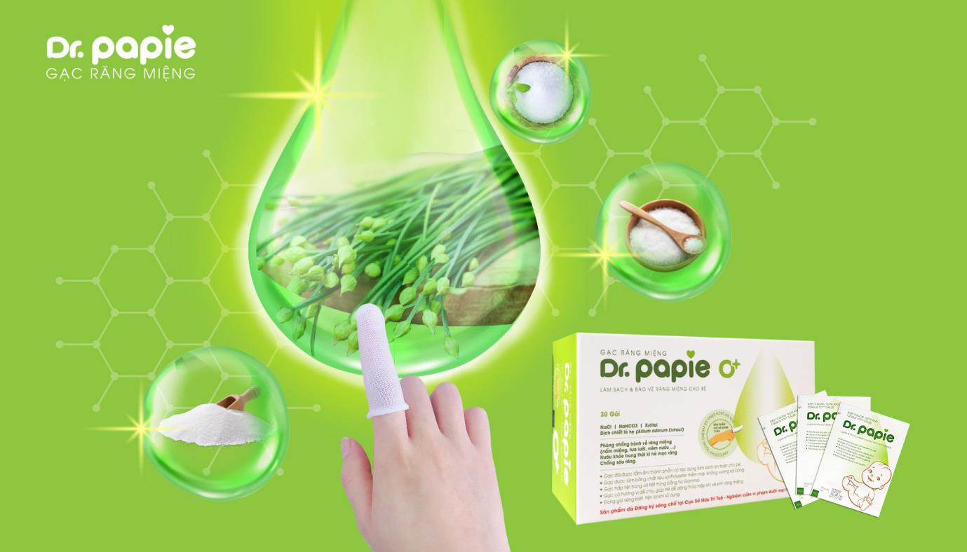 Gạc răng miệng Dr.Papie cho bé được đài VTC2 giới thiệu tới người tiêu dùng - Ảnh 2.