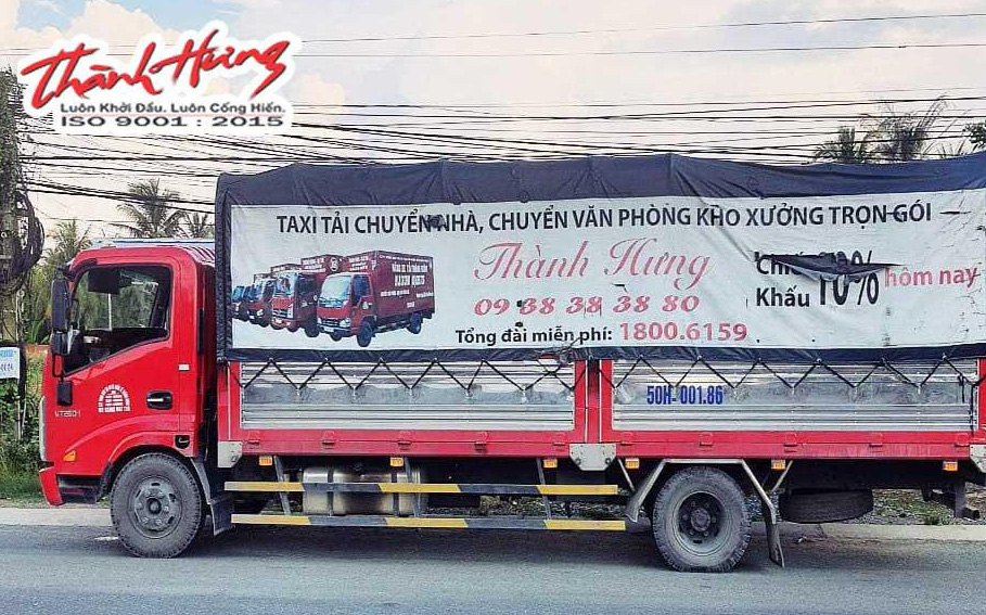 Taxi tải Thành Hưng - Đa dạng dịch vụ taxi tải chở hàng giá rẻ