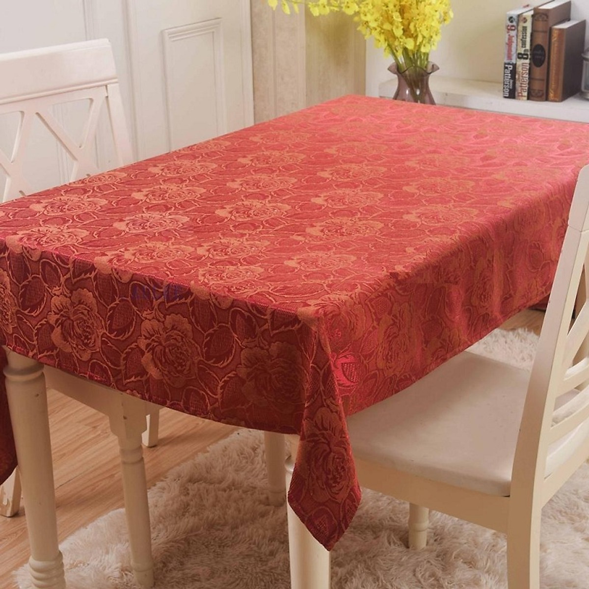 Chỉ từ 67k liền có ngay mẫu khăn trải bàn mới cho bàn ăn gia đình ngày Tết thêm xinh - Ảnh 4.