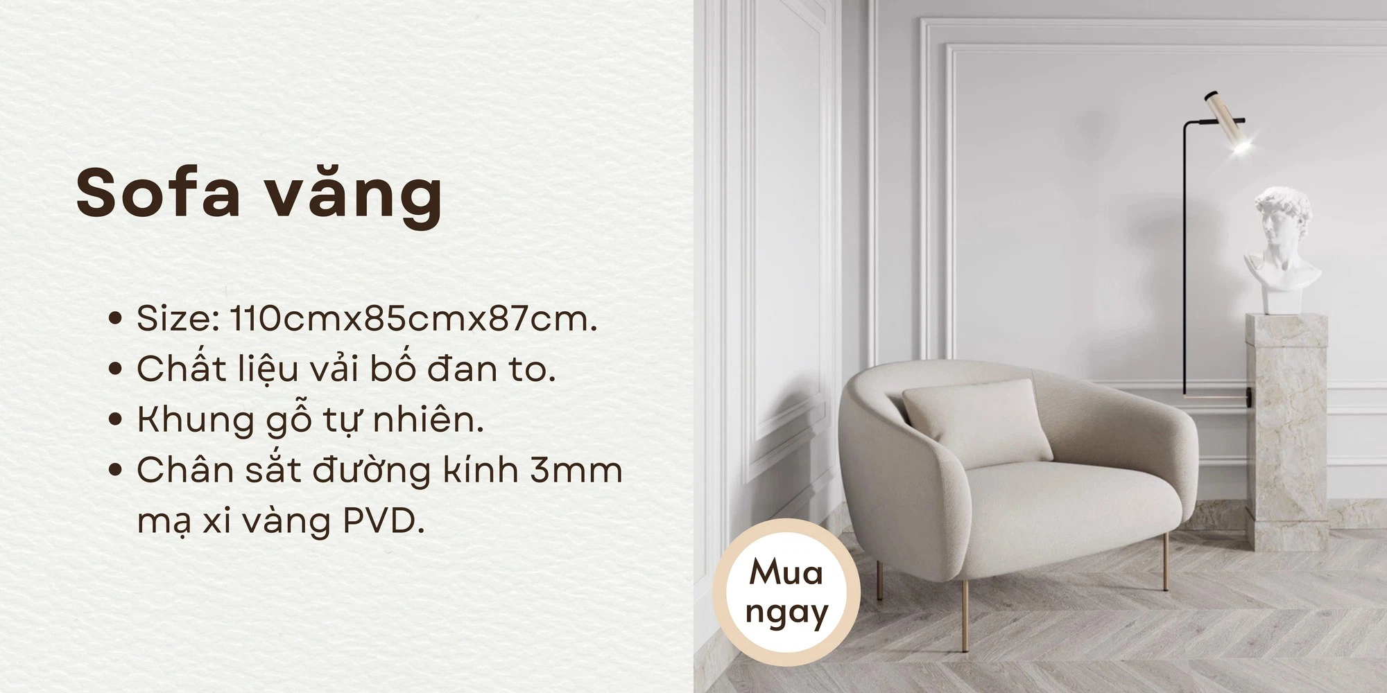 .5 món đồ nội thất theo phong cách tối giản, &quot;có gu&quot; hướng dẫn cho bạn decor phòng khách căn hộ - Ảnh 5.