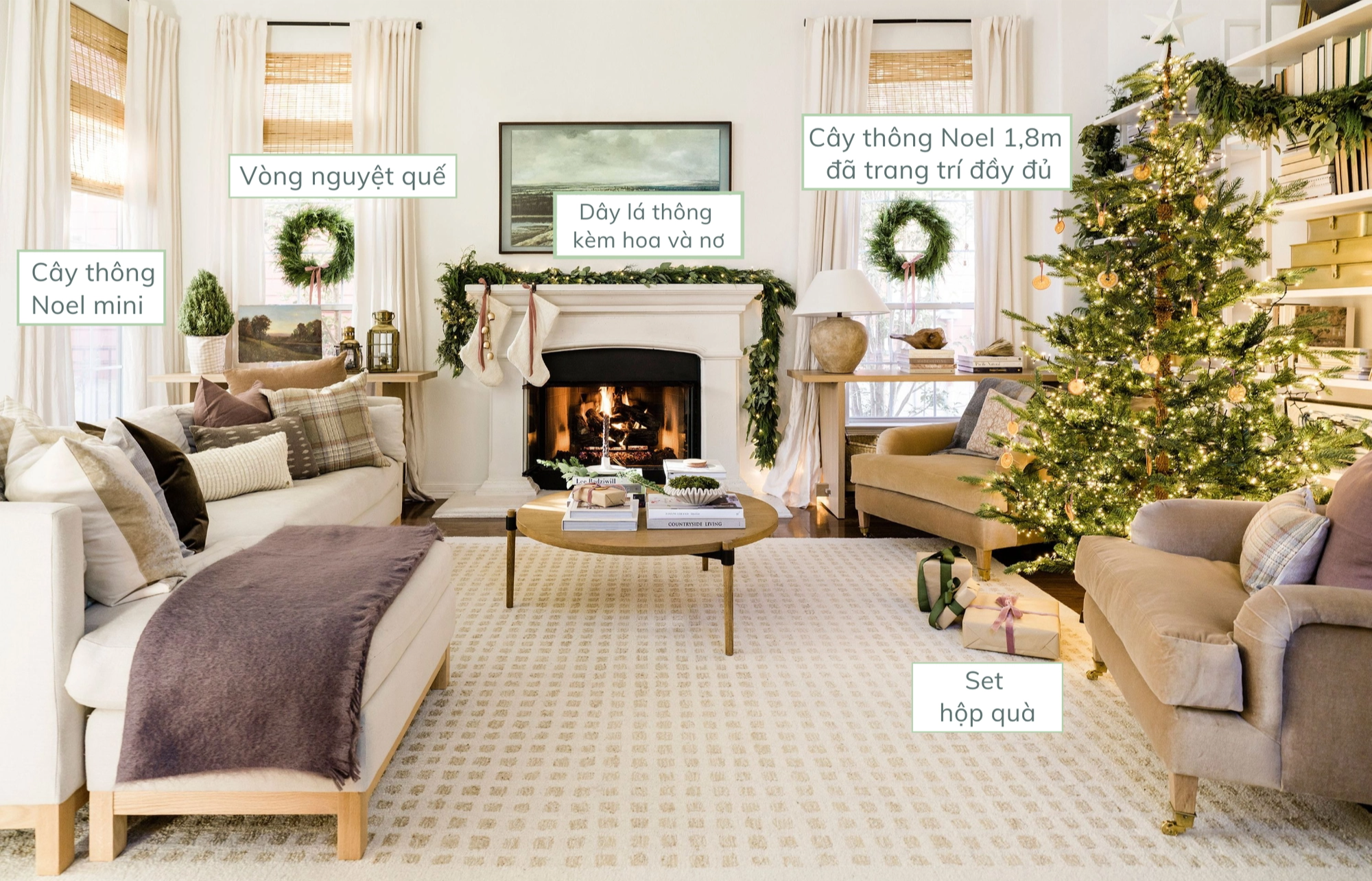 5 sản phẩm trang trí giá từ 50 nghìn mà &quot;thổi hồn&quot; cho không gian sống nhà bạn dịp Giáng sinh  - Ảnh 2.
