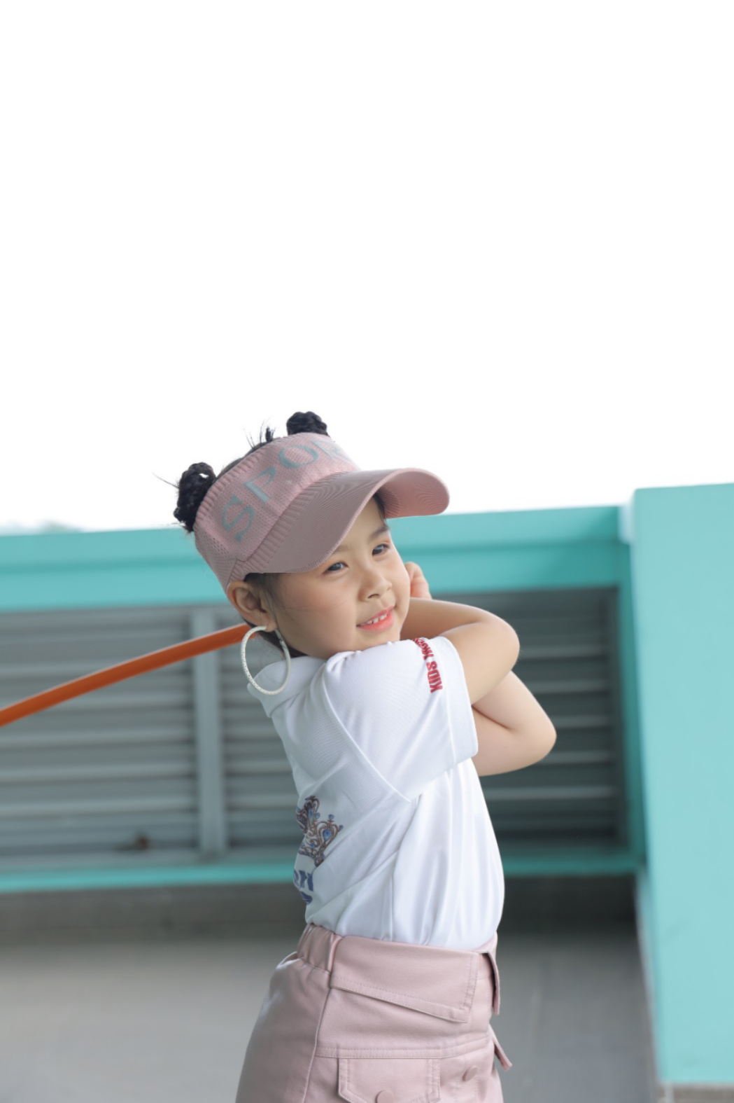 Thí sinh Miss baby Việt Nam 2021 học đánh Golf - Ảnh 7.