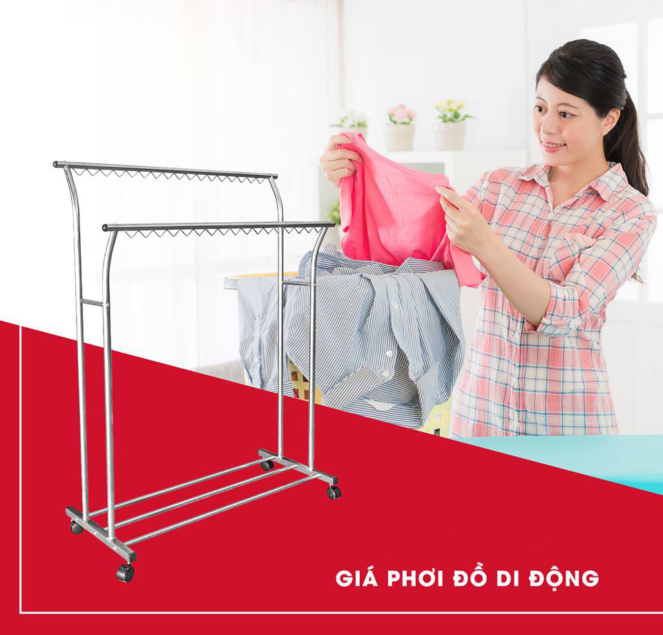 Chỉ cần vài ba mét vuông là tha hồ phơi đồ thoải mái bất chấp thời tiết bên ngoài nhờ giàn phơi quần áo thông minh - Ảnh 3.