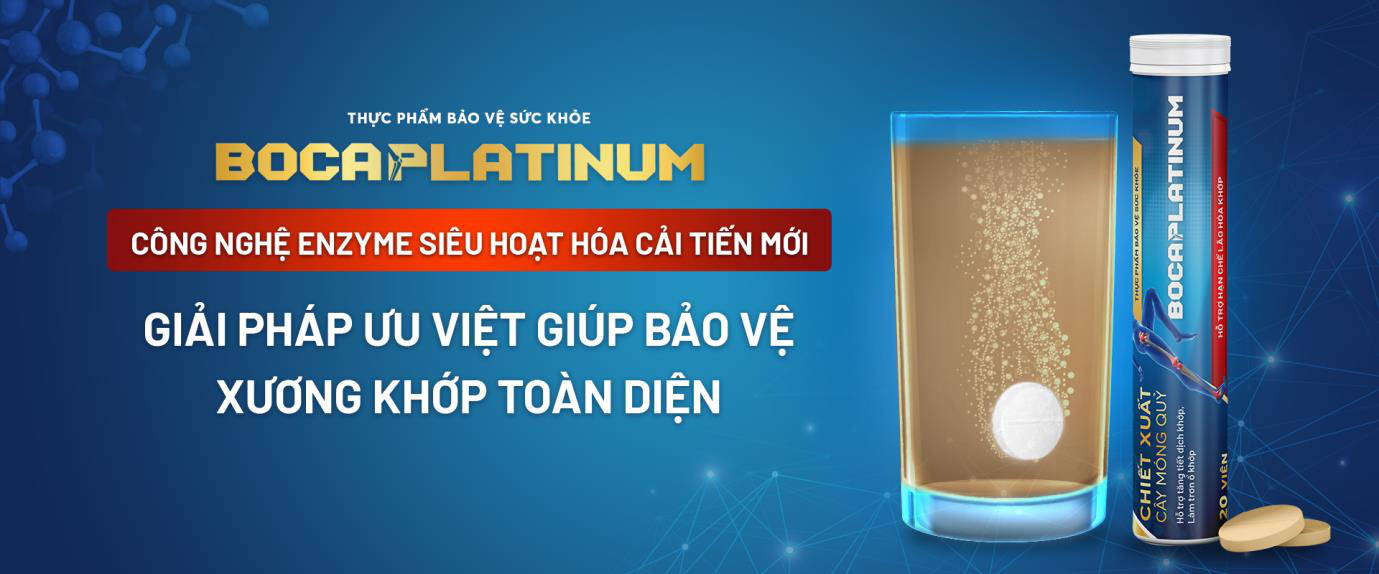 Boca Platinum - Công thức giúp hỗ trợ hạn chế lão hóa xương và giúp tăng cường tiết dịch khớp - Ảnh 2.