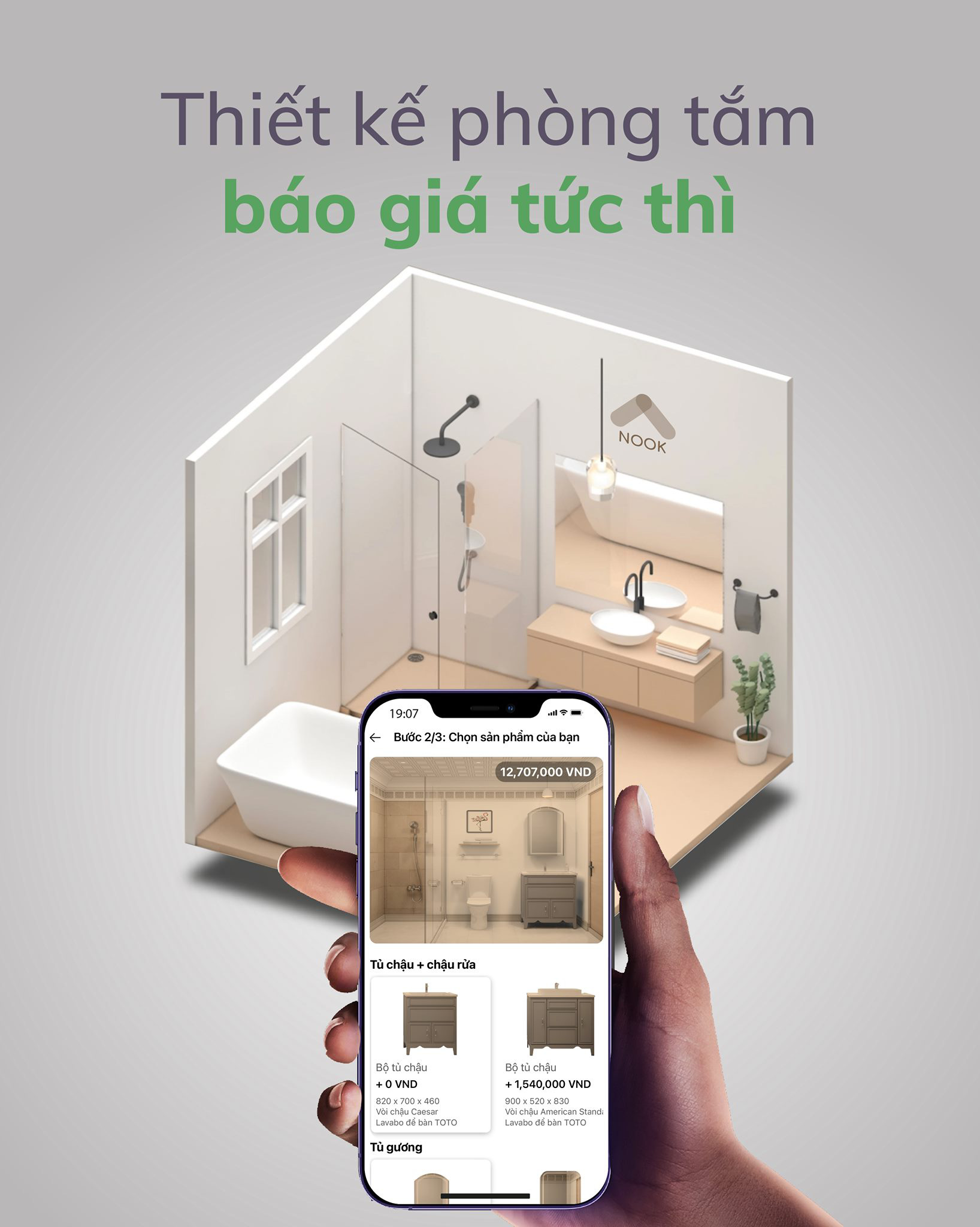 “Hô biến” phòng tắm cũ trở nên đẹp đẽ với công cụ thiết kế ảo 3D cùng Nook! - Ảnh 1.