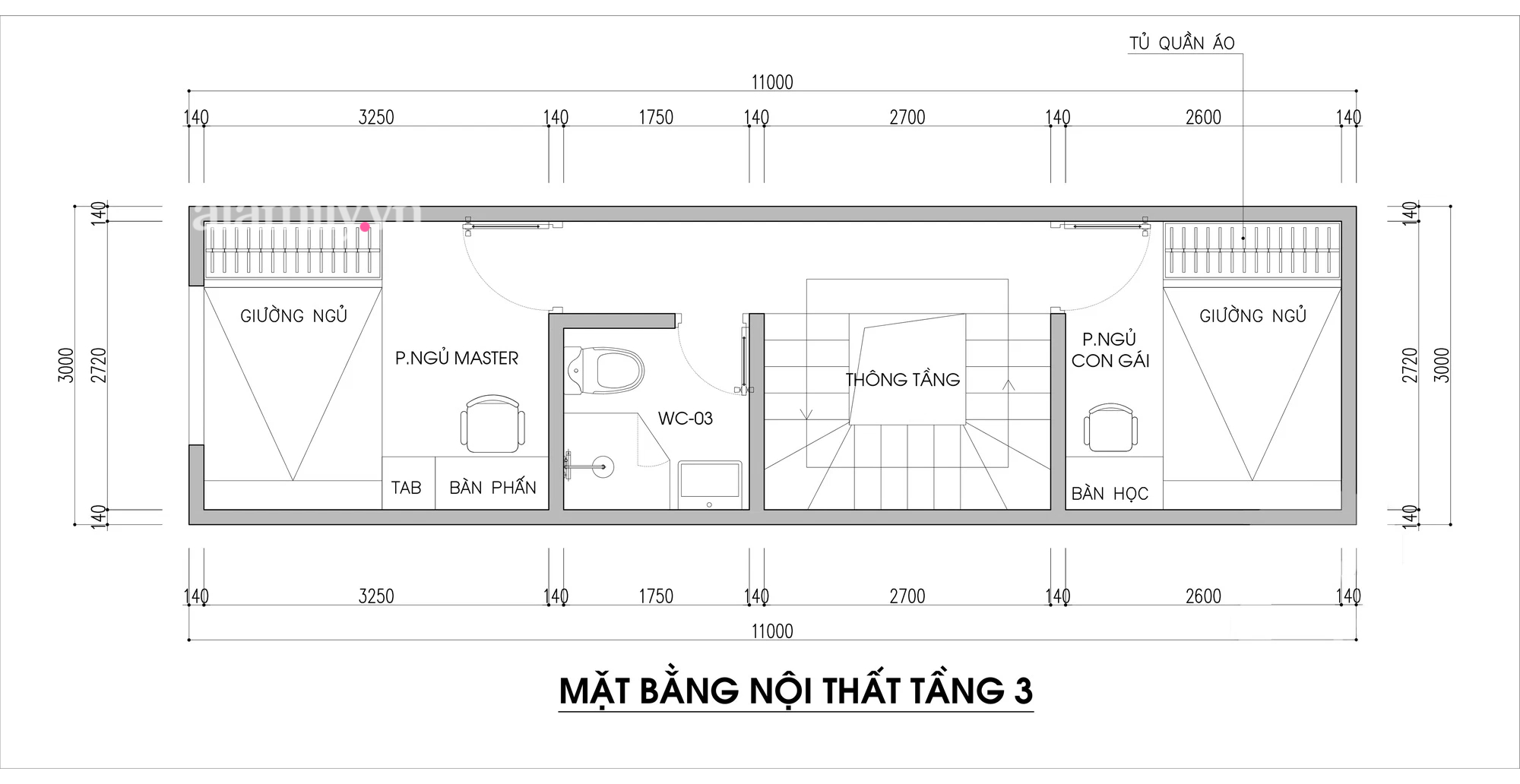 Thiết kế nhà ống 30m² cho gia đình 3 thế hệ với chi phí 147 triệu đồng - Ảnh 3.