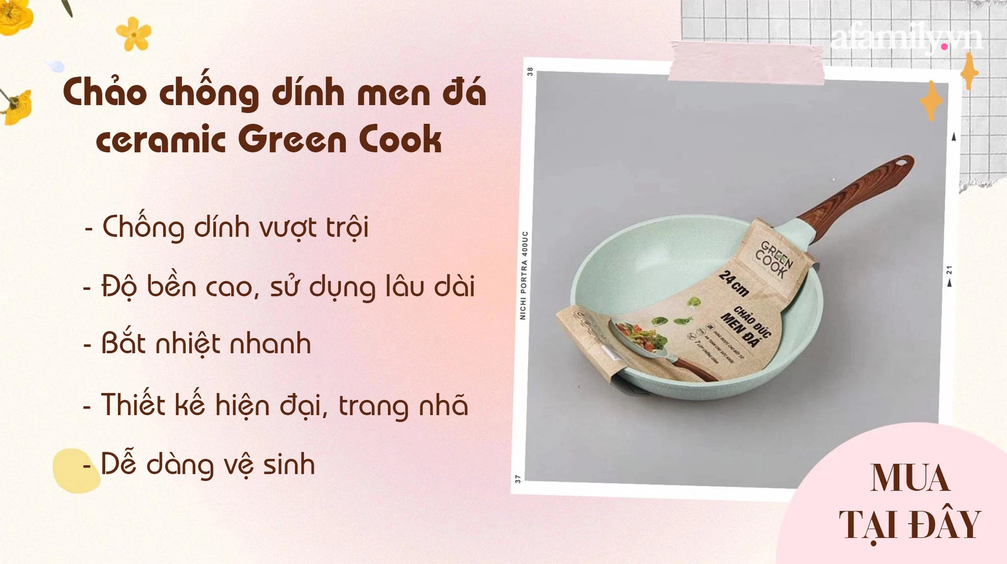 Ngán chảo inox đơn điệu, nhàm chán, các chị em ngày càng mê chảo ceramic đa sắc lại vô cùng an toàn - Ảnh 4.