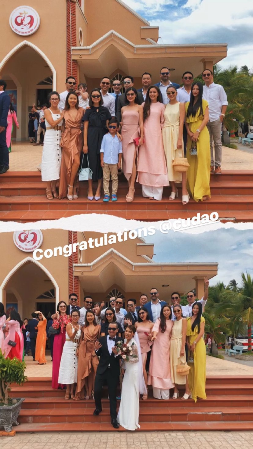 Hà Tăng lên đồ đi đám cưới tài ghê: Rất đẹp, rất sang mà chẳng hề lấn lướt cô dâu - Ảnh 3.