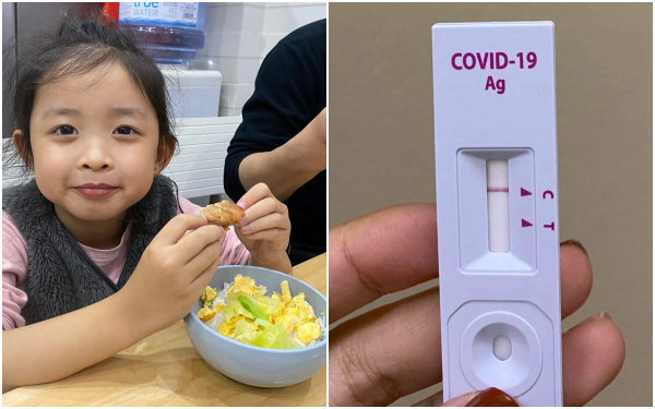 Hội mẹ bỉm sung sướng vì tìm được bộ kit test nhanh COVID-19 không gây đau đớn, các bé hết sợ thậm chí còn thích thú khi test 