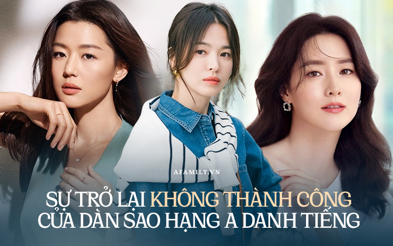 Dàn "chị đại" trở lại thất bại trên màn ảnh Hàn năm 2021: Song Hye Kyo nắm giữ ngôi đầu