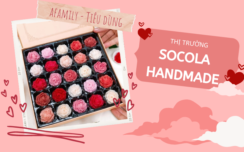 Ngày Valentine: Socola handmade hình hoa hồng giá 250k vừa ngon-đẹp-hợp ví được nhiều người tìm mua