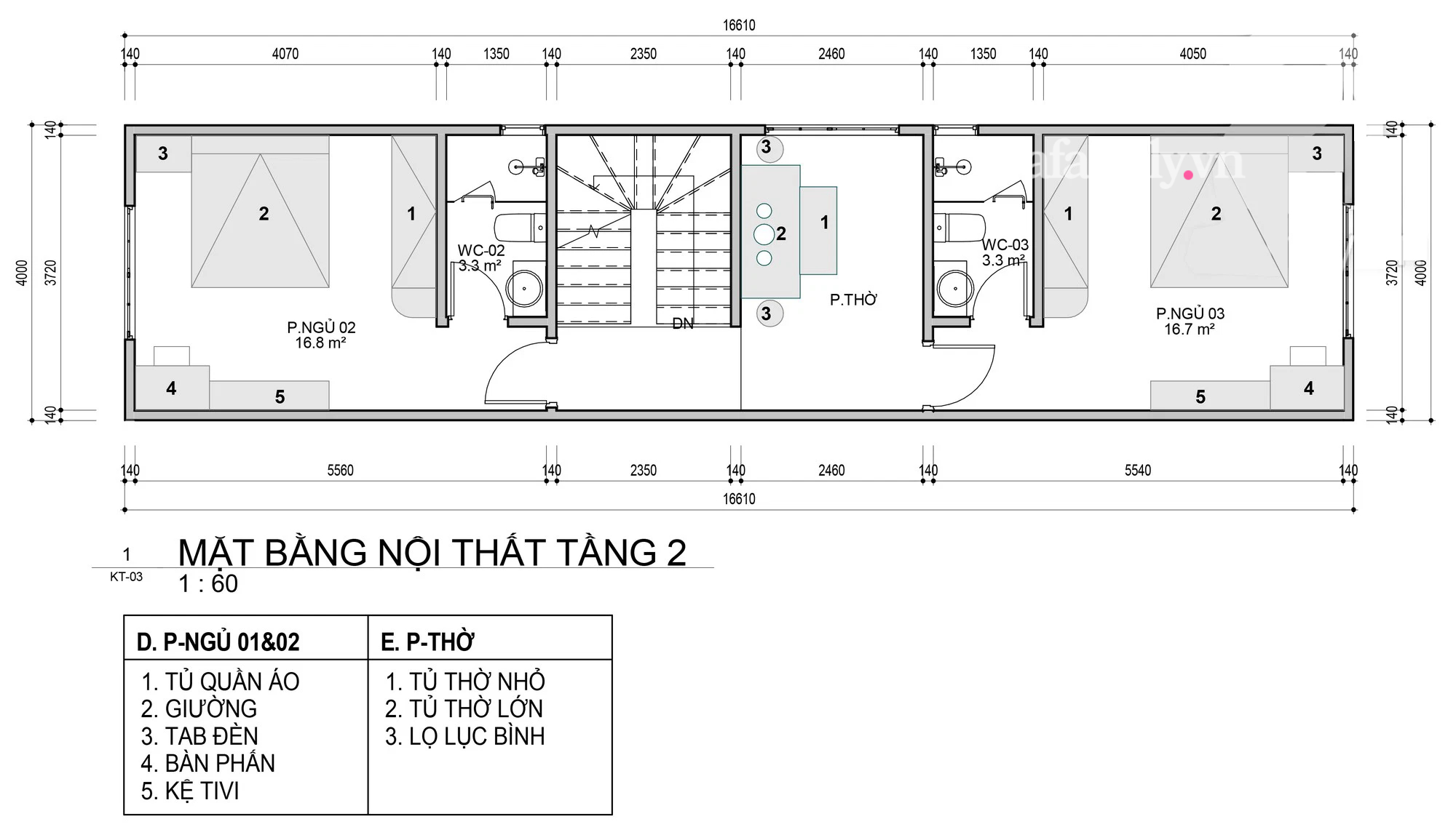 Thiết kế nhà ống 3 tầng 80m² với tổng chi phí hơn 900 triệu đồng - Ảnh 2.