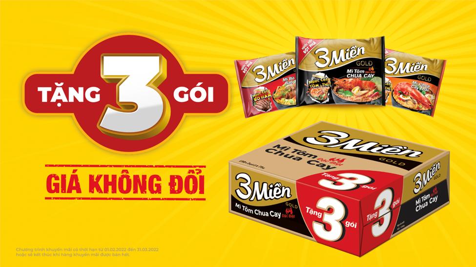 Mì 3 Miền nước cốt siêu ngon, siêu “hời” với khuyến mãi khủng - Ảnh 1.