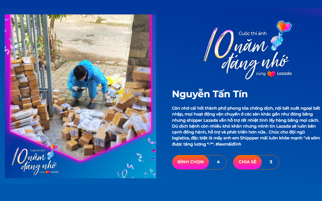 Sau giãn cách, tôi có thêm người anh em thân thiết mang tên &quot;shipper Laz&quot;