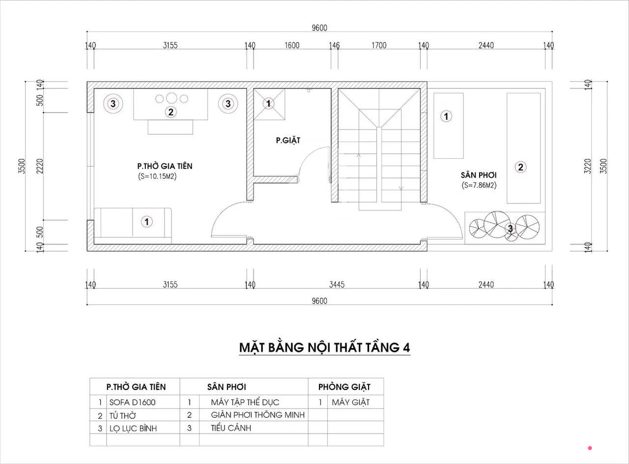 Tư vấn thiết kế nhà ống hẹp với diện tích 30m² cho gia đình 5 người ở đủ sáng và hợp phong thủy - Ảnh 4.