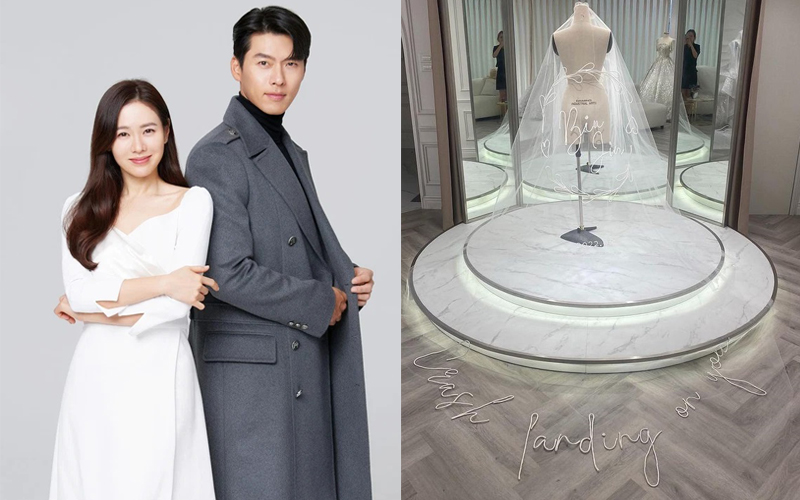 Vài tiếng trước hôn lễ thế kỷ của Hyun Bin - Son Ye Jin, người hâm mộ xôn xao về chiếc voan cưới thêu dòng chữ đặc biệt