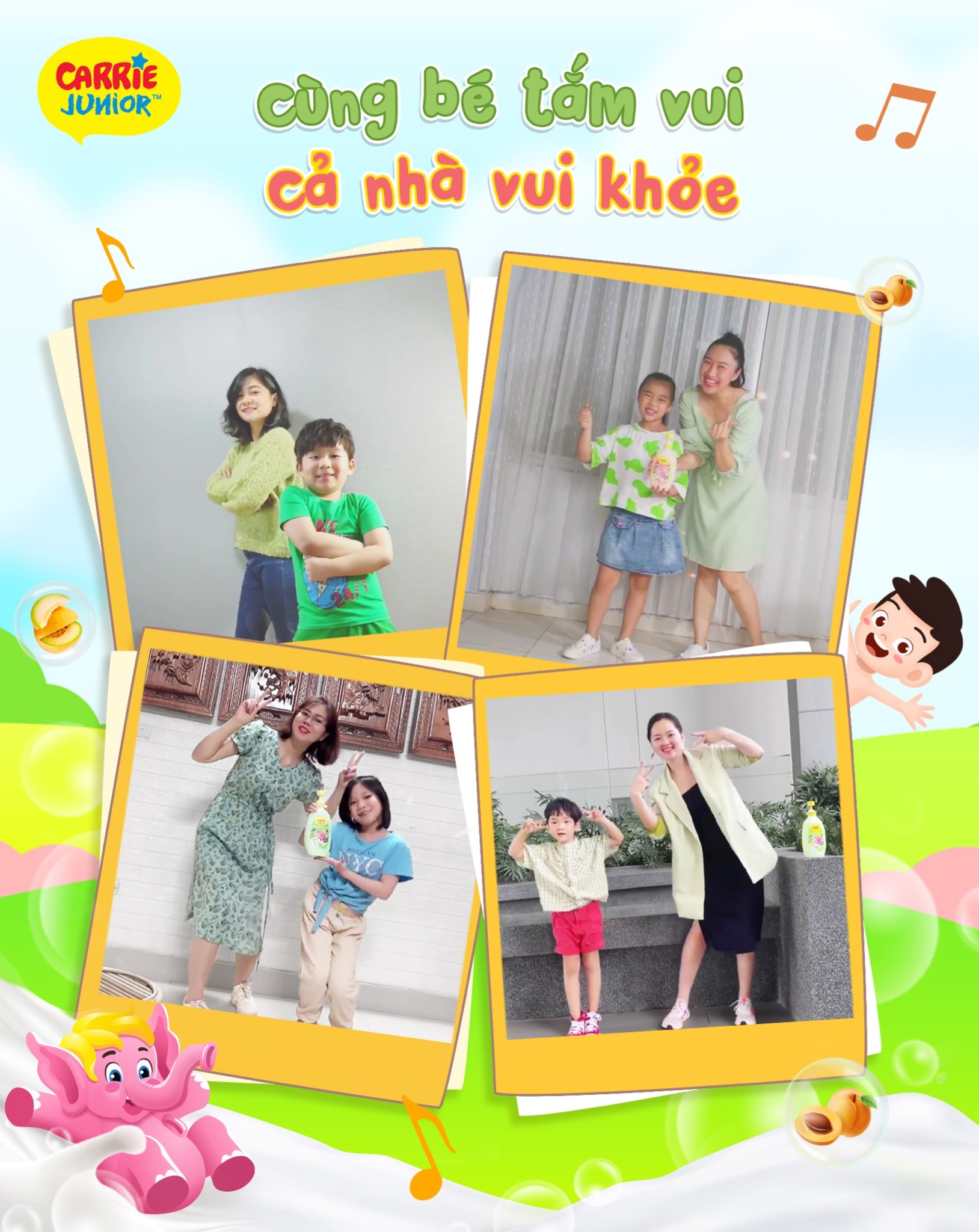 Điệu nhảy tắm vui - Bé bắt trend sáng tạo, cả nhà thêm vui - Ảnh 3.