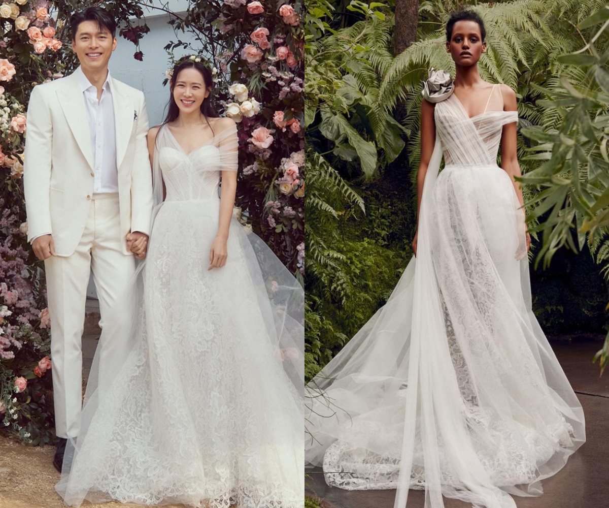Thực ra Son Ye Jin đã nóng lòng lên xe hoa từ lâu lắm rồi, bí mật nằm ở 2 mẫu váy cưới đặc biệt này - Ảnh 1.