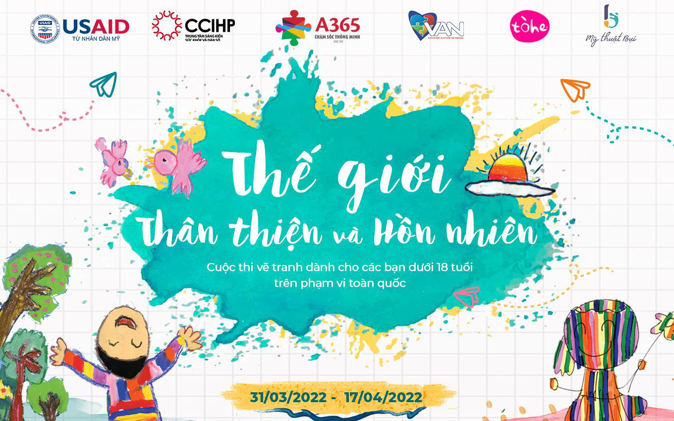 Phát động cuộc thi vẽ tranh cho trẻ em “thế giới thân thiện & hồn nhiên” nhân ngày khuyết tật Việt Nam