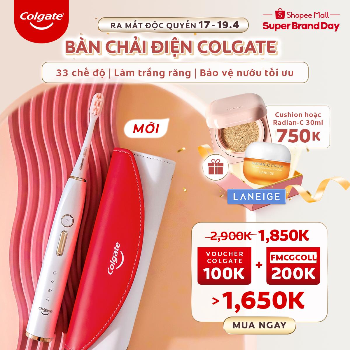 Colgate ra mắt bàn chải điện công nghệ sóng âm với 33 chế độ xịn sò, giá bán hôm nay giảm đến 40% - Ảnh 1.