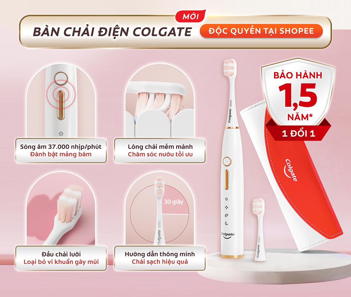 Colgate ra mắt bàn chải điện công nghệ sóng âm với 33 chế độ xịn sò, giá bán hôm nay giảm đến 40% - Ảnh 3.