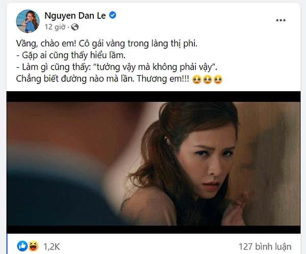 Đan Lê tự nhận là 