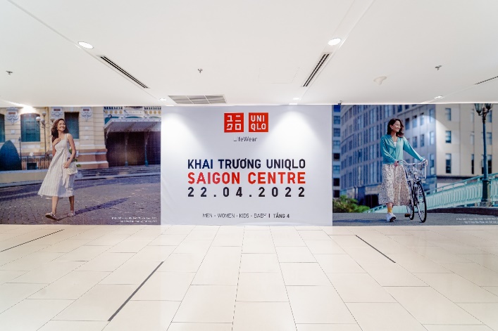 Ít ngày trước khai trương vào 22/4, cửa hàng UNIQLO Saigon Centre chiếm sóng với loạt visual “sang xịn mịn” - Ảnh 3.