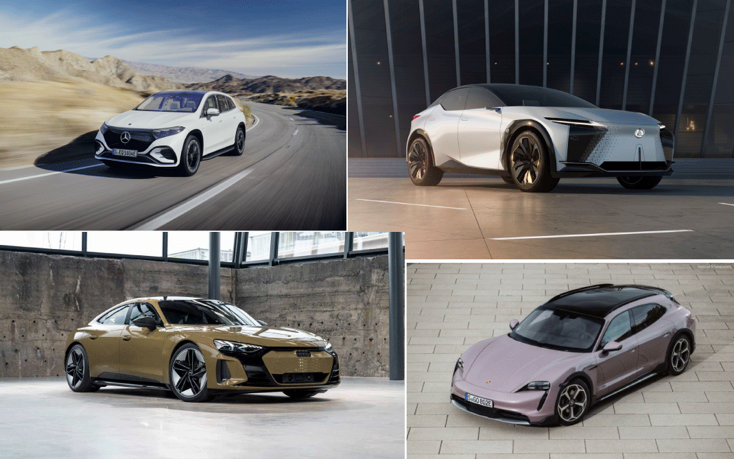 5 mẫu xe ô tô điện đẹp và đẳng cấp đến từ các hãng xe sang nổi đình đám