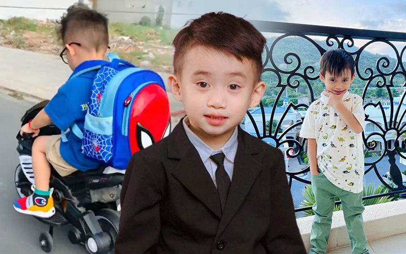 Clip 9 triệu view "siêu ngầu" của cậu bé 4 tuổi: Tự vệ sinh cá nhân, màn tự lái moto đến trường "chất như nước cất"