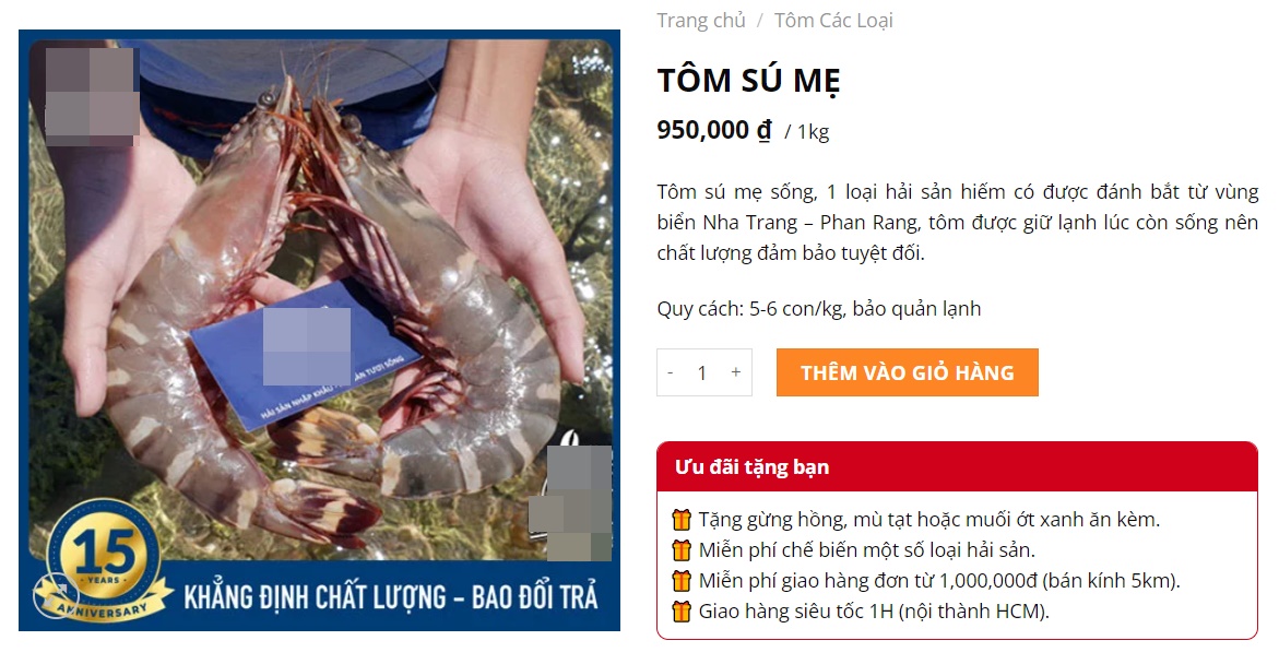 Loại tôm giá 950k/kg, đắt hơn cả tôm hùm được đại gia 