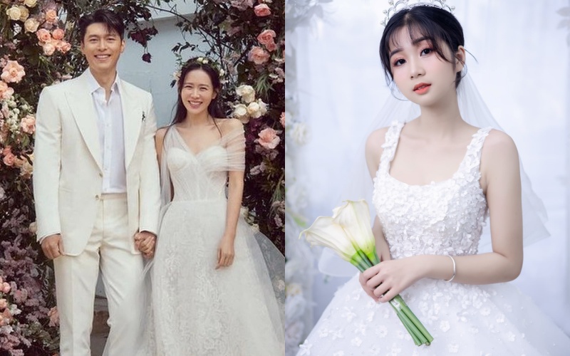 Váy cưới hot nhất 2022: Váy giống Son Ye Jin gây bão mạng, dân tình thi nhau tìm mua