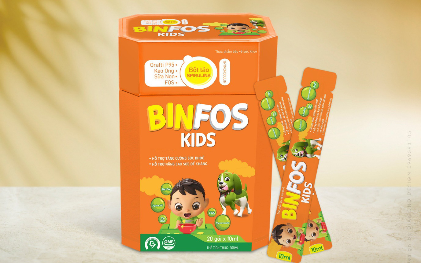 Binfos Kids – Tăng cường sức khỏe, nâng cao đề kháng cho bé