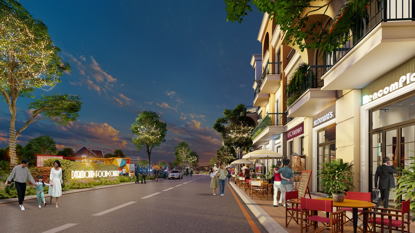 Shophouse view Quảng trường Hà Lan đáng giá nhất dự án The Diamond City - Ảnh 2.