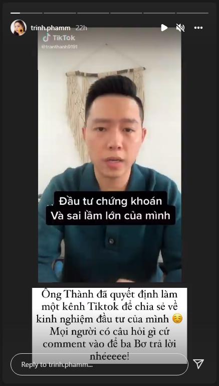 Tất tay đầu tư chứng khoán, ông xã hot Vlogger Trinh Phạm phải cắt lỗ ở “điểm đáy thị trường” và bài học cho những người chơi chứng khoán hệ “ủy thác” - Ảnh 1.