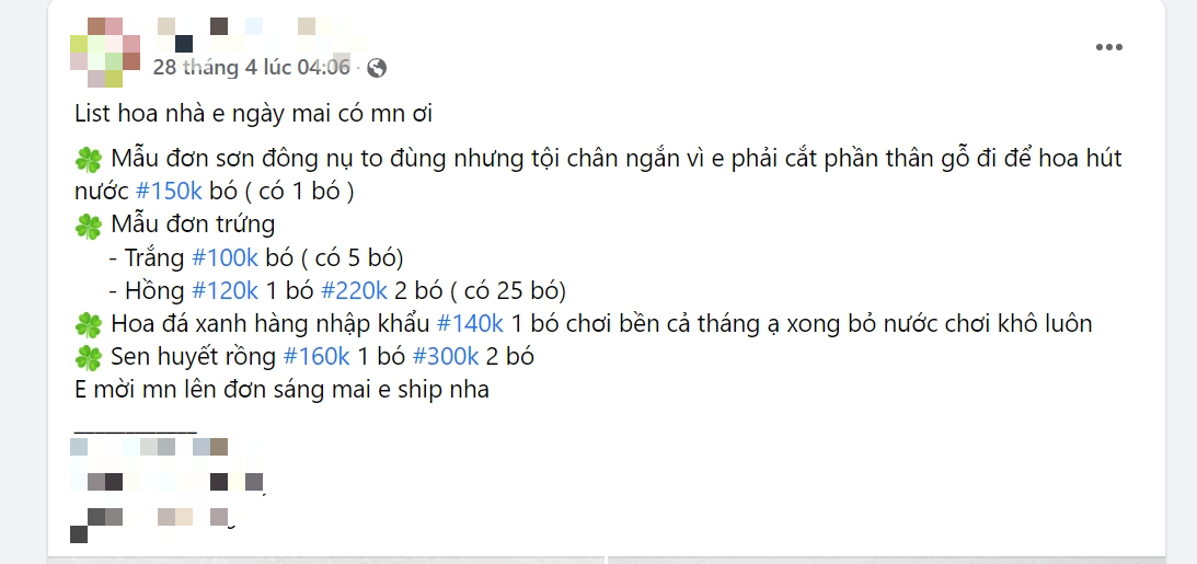 Vào mùa hoa mẫu đơn có đủ loại đủ màu tấp nập trên chợ online, giá chỉ từ 100k được hẳn 10 cành - Ảnh 4.