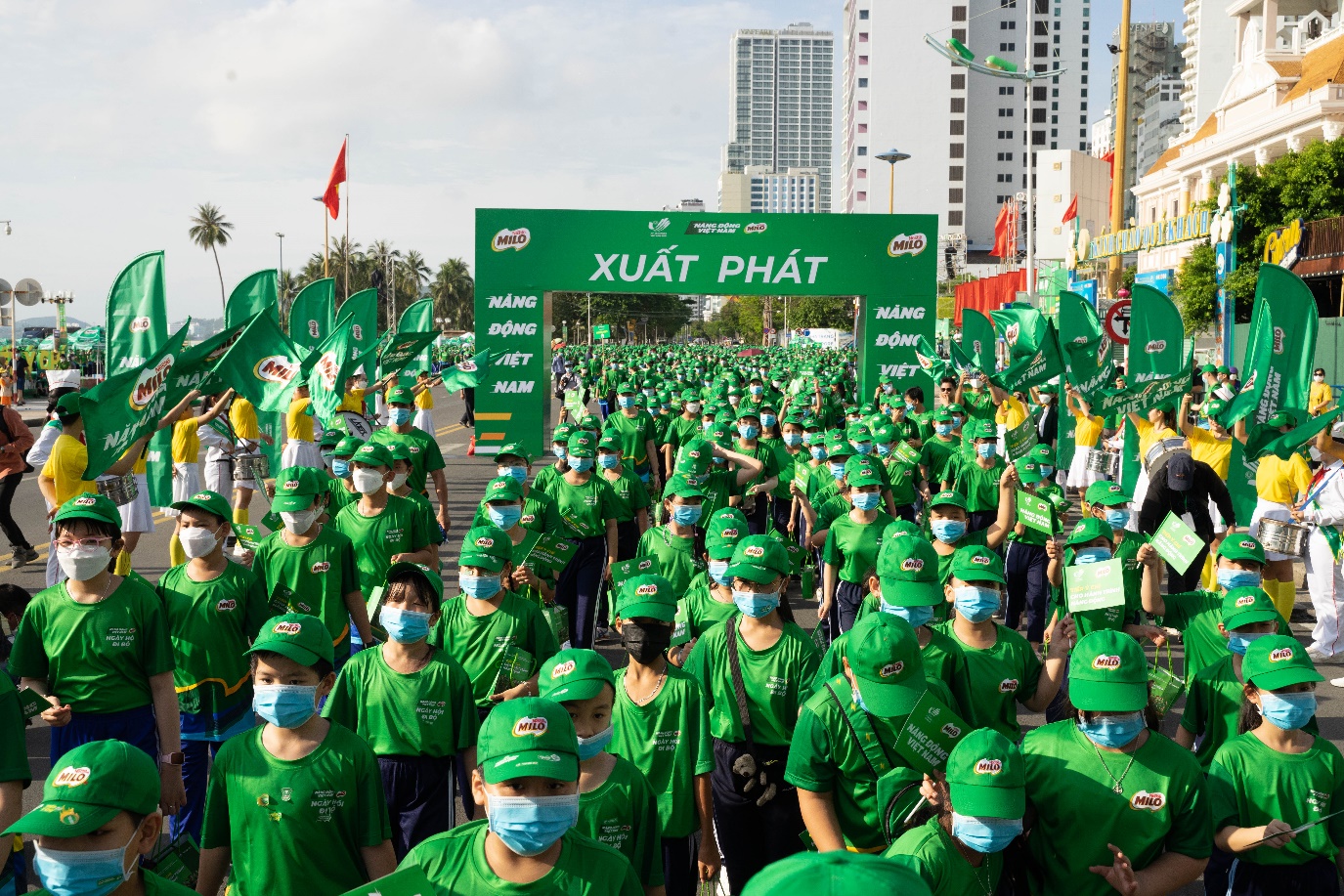 Hàng ngàn học sinh tỉnh Khánh Hòa được “tiếp ý chí” tại Ngày hội đi bộ MILO 2022 - Ảnh 3.
