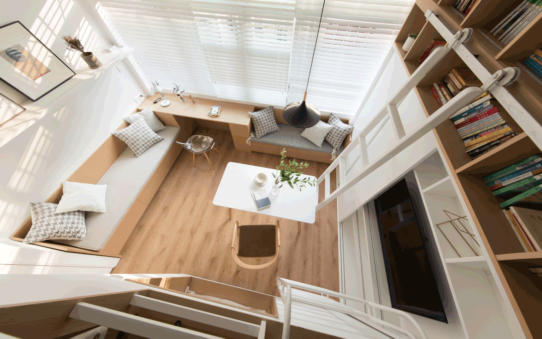 Căn hộ nhỏ 28m² sở hữu thiết kế thông minh, cung cấp không gian nghỉ ngơi cho 4 người 