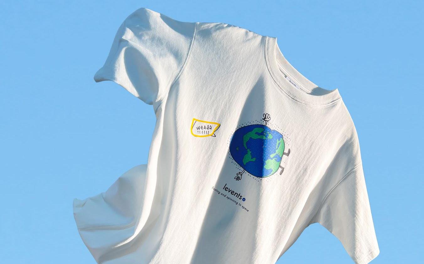 Hưởng ứng Ngày Trái Đất 2022 - Levents ra mắt áo Trái Đất EARTH TEE
