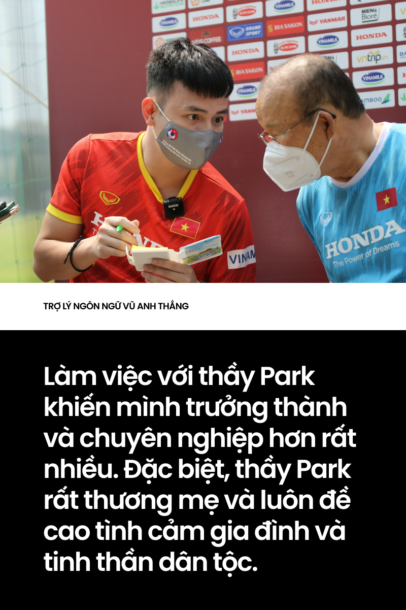 Trợ lý ngôn ngữ của HLV Park tiết lộ cơ duyên đến với công việc, tiết lộ &quot;nỗi sợ&quot; khi làm việc với Đội tuyển U23 Việt Nam - Ảnh 8.