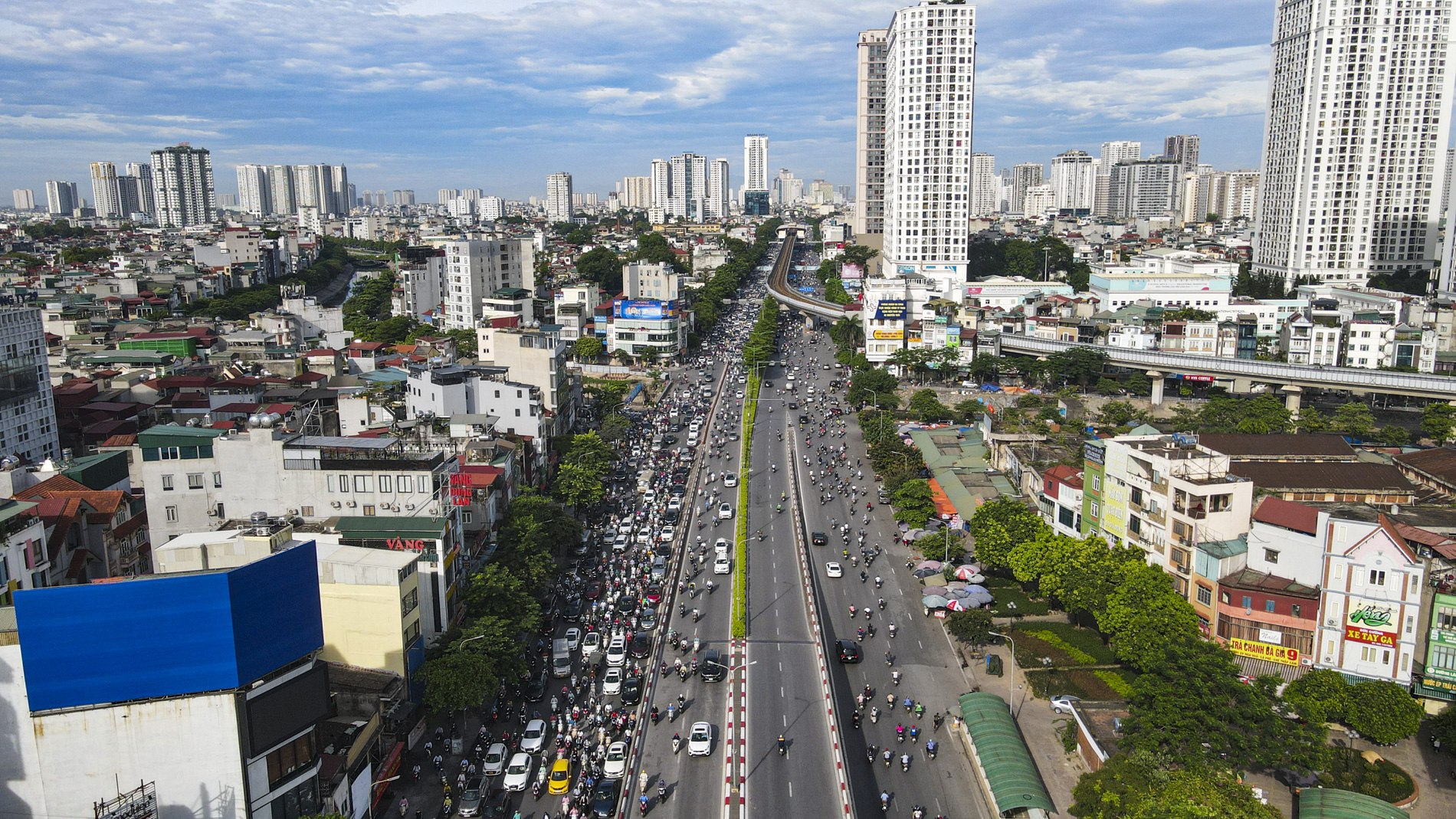 Hà Nội tổ chức phân luồng giao thông mới, &quot;điểm đen&quot; ùn tắc Ngã Tư Sở thế nào? - Ảnh 3.