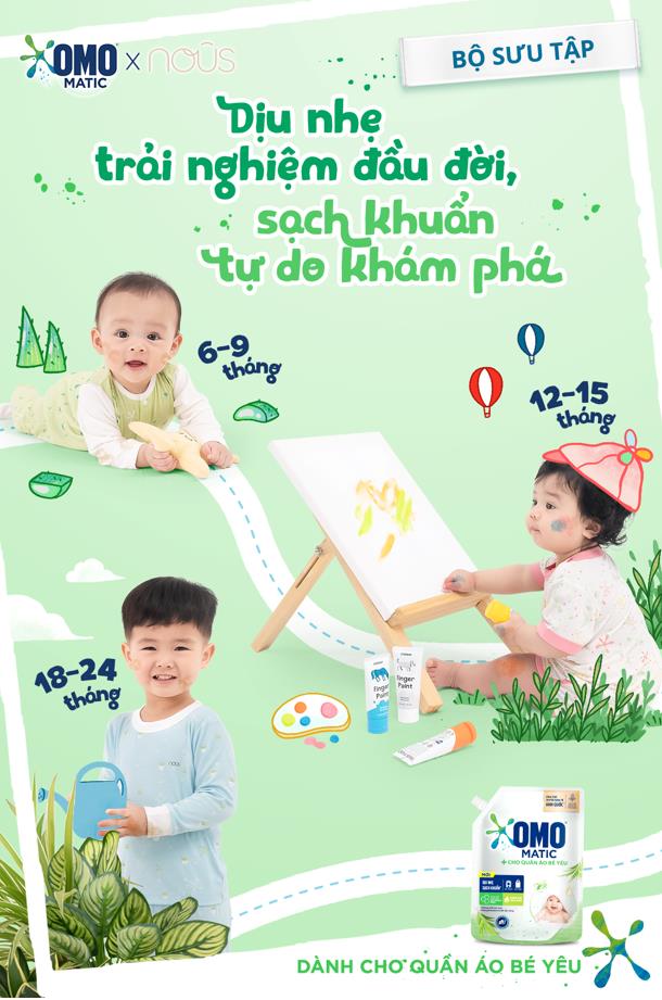 Nous hợp tác cùng OMO Matic ra mắt bộ sưu tập thời trang cho bé - Ảnh 1.